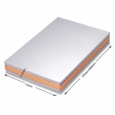 2-12mm 厚さ 銅で覆われた金属材料のチタンコーティングプレート 100mm-6000mm 長さ